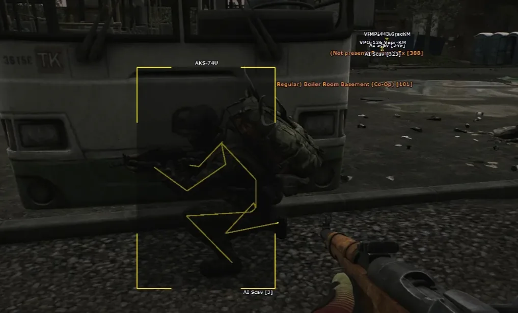 player player moving toward objective with loot in FragPunk